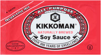 Kikkoman® Naturally Brewed Preservative Free Soy Sauce .2 fl. oz. Packet