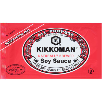 Kikkoman® Naturally Brewed Preservative Free Soy Sauce .2 fl. oz. Packet