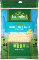 Springfield® Fancy Shredded Monterey Jack Cheese 8 oz. Bag