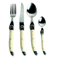 Lebrun French Cutlery LeBrun French Flatware Ivory 'Azale' 24 Piece Set