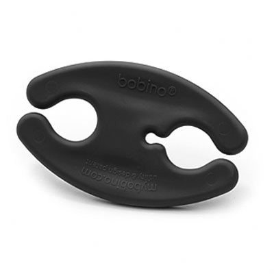Kikkerland Bobino Cord Wrap Size: Small, Color: Black