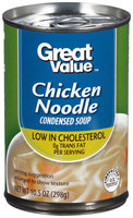 Great Value Reduced Sodium Chicken Noodle Condensed Soup, 10.5 oz