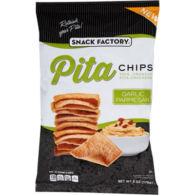 Snack Factory® Garlic Parmesan Pita Chips 6 oz. Bag