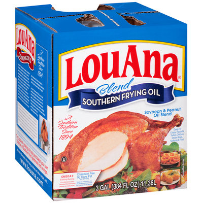 LouAna® Soybean & Peanut Oil Southern Frying Oil Blend 384 fl. oz. Jug