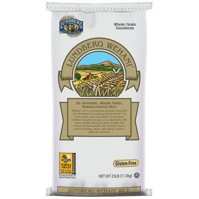 Lundberg Family Farms Ef Wehani Gourmet Brown Rice Eco-Farmed 25 Lb. Rice Bag