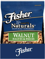 Fisher® Chef's Naturals® Walnut Halves & Pieces 2 oz. Bag
