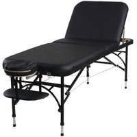 Sierracomfort Aluminum Portable Massage Table with Adjustable Back