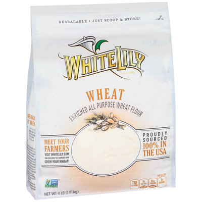 White Lily® Enriched All Purpose Wheat Flour 4 lb. Bag