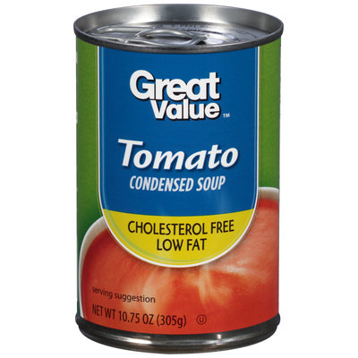 Great Value Reduced Sodium Tomato Condensed Soup, 10.75 oz