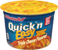 Schnucks® Quick 'n Easy® Triple Cheese Flavored Microwaveable Macaroni & Cheese Dinner 2.05 oz. Microcup