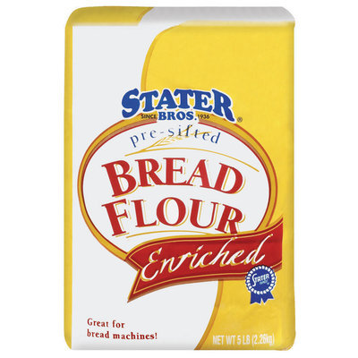 Stater Bros. Pre-Sifted, Enriched Bread Flour 5 Lb Bag