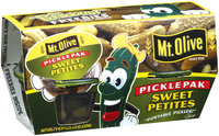 Mt. Olive Sweet Petites Portable Pickles 3.7 Fl Oz Pickle Pak 4 Ct Plastic Cups