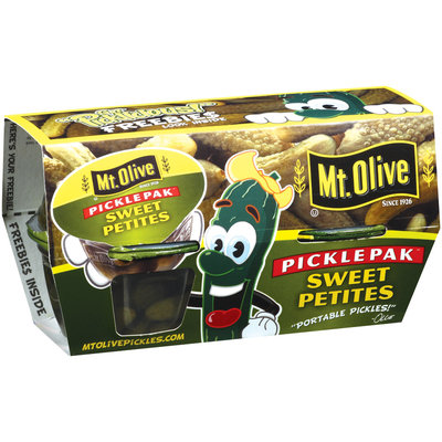 Mt. Olive Sweet Petites Portable Pickles 3.7 Fl Oz Pickle Pak 4 Ct Plastic Cups