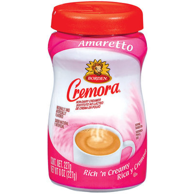 Cremora Amaretto Non-Dairy Creamer 8 Oz Plastic Bottle