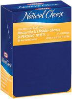 Kraft Natural Cheese Snacks Mozzarella & Cheddar Cheeses Superlong Twists 27.12 Oz Box