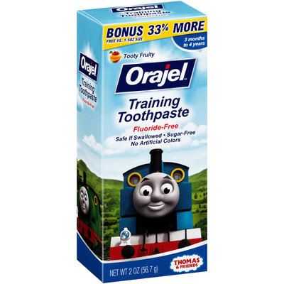 Orajel™ Tooty Fruity Training Toothpaste 2 oz. Box