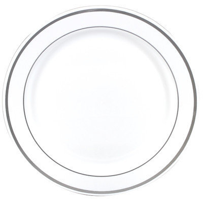 Gourmet Home Products Premium Reusable Heavyweight Plastic Plate
