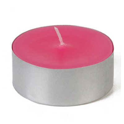 Zest Candle Mega Oversized Tin Tealight Color: Hot Pink, Quantity: Set of 144