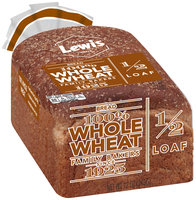 Lewis® 100% Whole Wheat Bread 12 oz. Bag