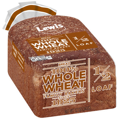 Lewis® 100% Whole Wheat Bread 12 oz. Bag