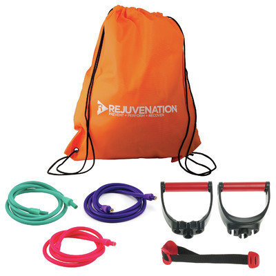 Rejuvenation Professional 7 Piece Level 1 Resistance Tubing Set