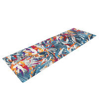 Kess Inhouse Excited Colours by Danny Ivan Abstract Yoga Mat