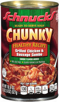 Schnucks® Chunky Healthy Recipe Grilled Chicken & Sausage Gumbo Soup 18.6 oz. Can