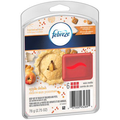 Wax Melt Febreze Wax Melts Apple Delish Air Freshener (1 Count, 2.75 Oz)