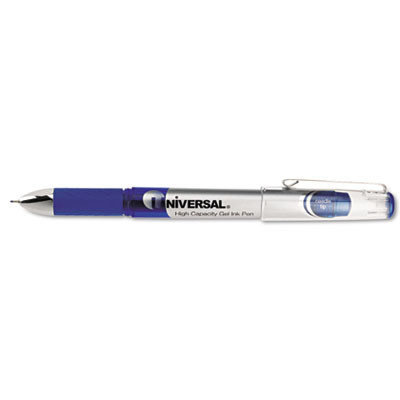 Universal Products Universal High Capacity Roller Ball Stick Gel Pen, 12/Pack