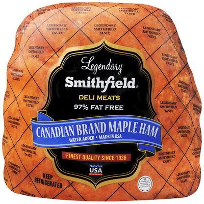 Smithfield® Deli Meats Canadian Brand Maple Ham Package