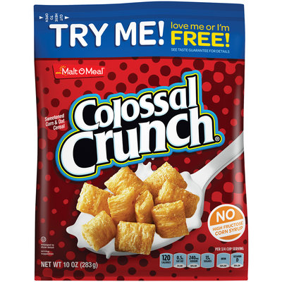Malt-O-Meal® Colossal Crunch® Sweetened Corn & Oat Cereal 10 oz. Bag