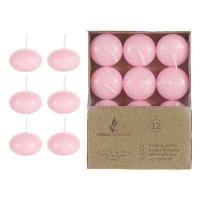 Mega Candles Floating Candle Color: Pink