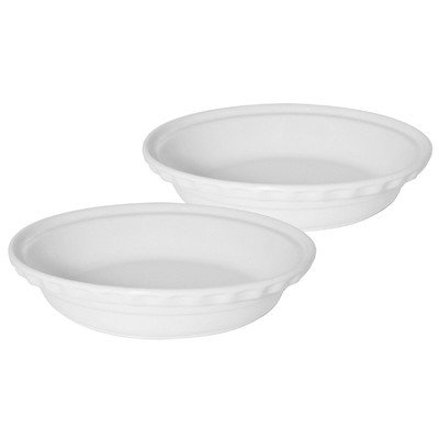 Chantal 9.5-in. Bakeware Deep Pie Dish, White