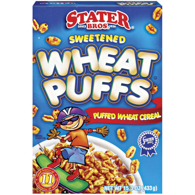 Stater Bros. Wheat Puffs Cereal 15.3 Oz Box