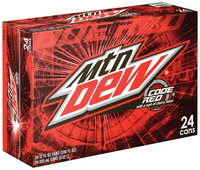 Mountain Dew® Code Red® 24 Pack 12 fl. oz. Cans