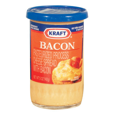 Kraft Cheese Spreads W/Bacon Cheese Spread 5 Oz Jar