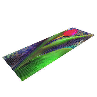 Kess Inhouse Arabesque Tulip by S. Seema Z Yoga Mat