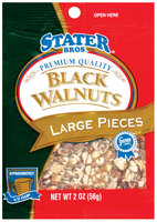 Stater Bros. Large Pieces Black Walnuts 2 Oz Peg