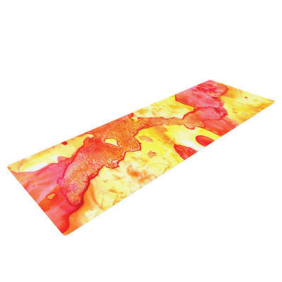 Kess Inhouse Hot Hot Hot by Rosie Brown Yoga Mat