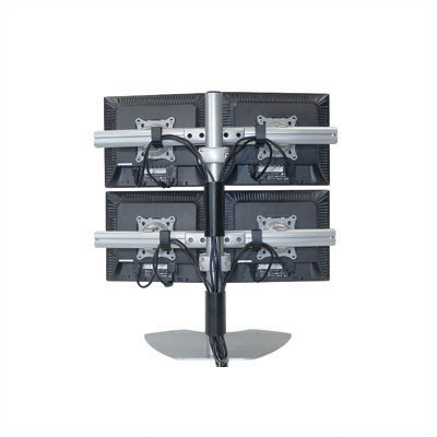 Chief Mfg. Triple Horizontal Monitor Table Stand - Black - KTP320B