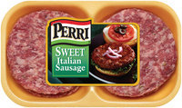 Perri Sweet Italian Sausage Patties 16oz tray (100461)