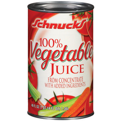 Schnucks 100% Vegetable Juice 46 Fl Oz Can