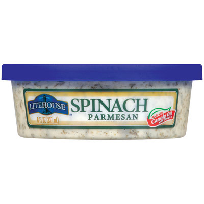 Litehouse Spinach Parmesan Veggie Dip 8 Oz Tub
