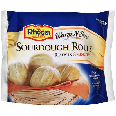 Rhodes® Warm-N-Serv™ Sourdough Rolls 6 ct. Bag