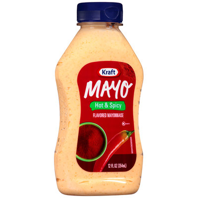 Kraft Mayo Hot & Spicy Mayonnaise 12 fl. oz. Bottle