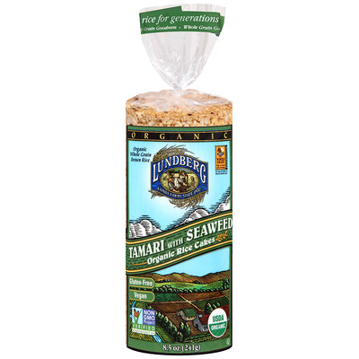 Lundberg® Tamari with Seaweed Organic Rice Cakes 8.5 oz. Bag