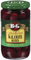 B&G Kalamata Olives 7 Oz Jar