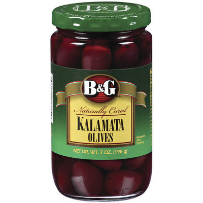 B&G Kalamata Olives 7 Oz Jar