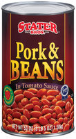 Stater Bros. In Tomato Sauce Pork & Beans