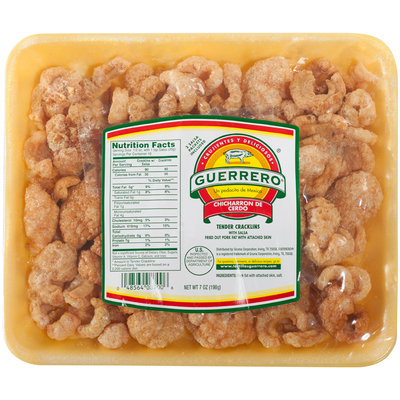 Guerrero® Tender Cracklins with Salsa 7 oz. Tray